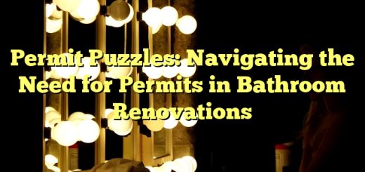 Permit Puzzles: Navigating the Need for Permits in Bathroom Renovations 